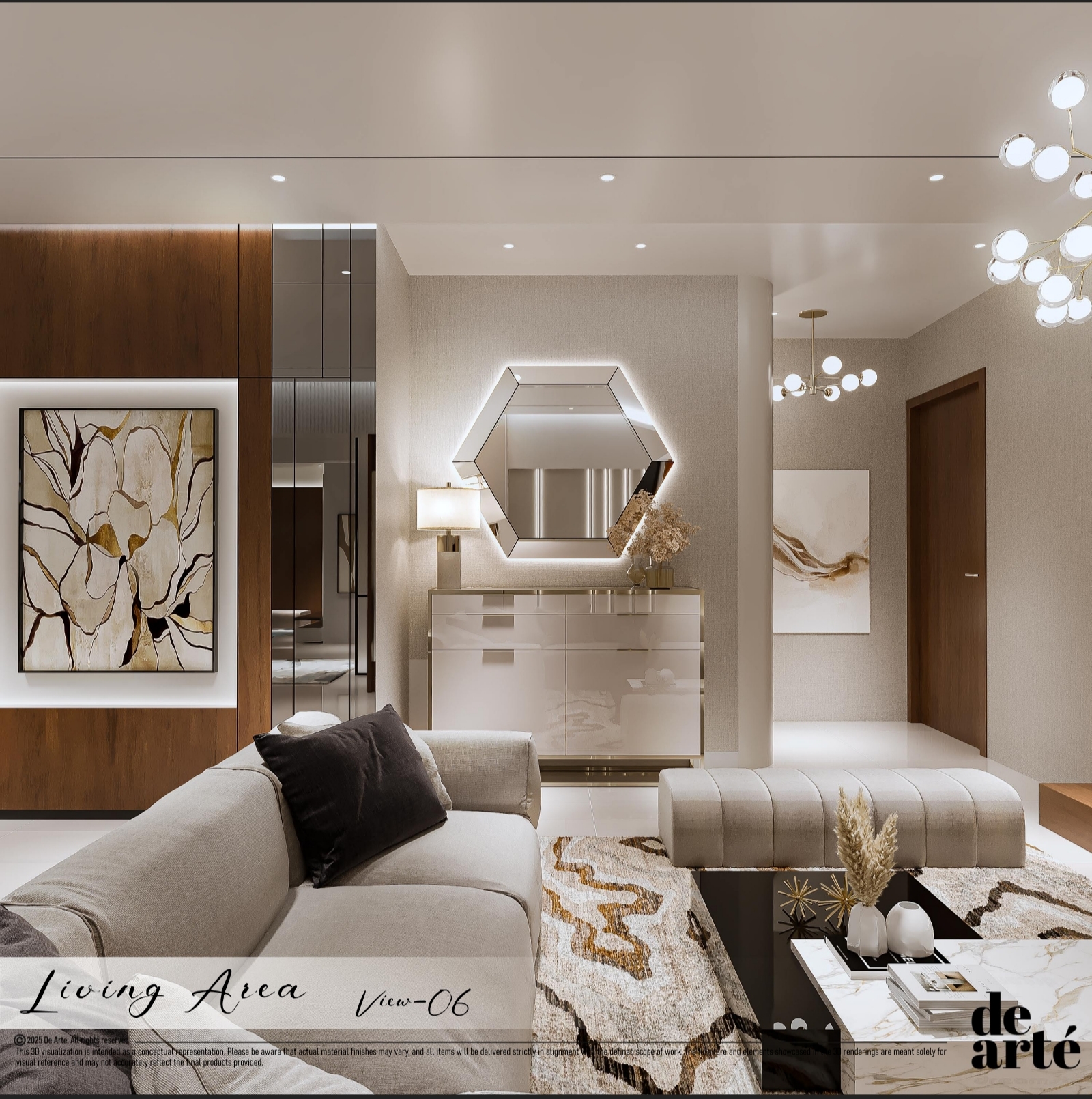 Contemporary living room — Trivandrum